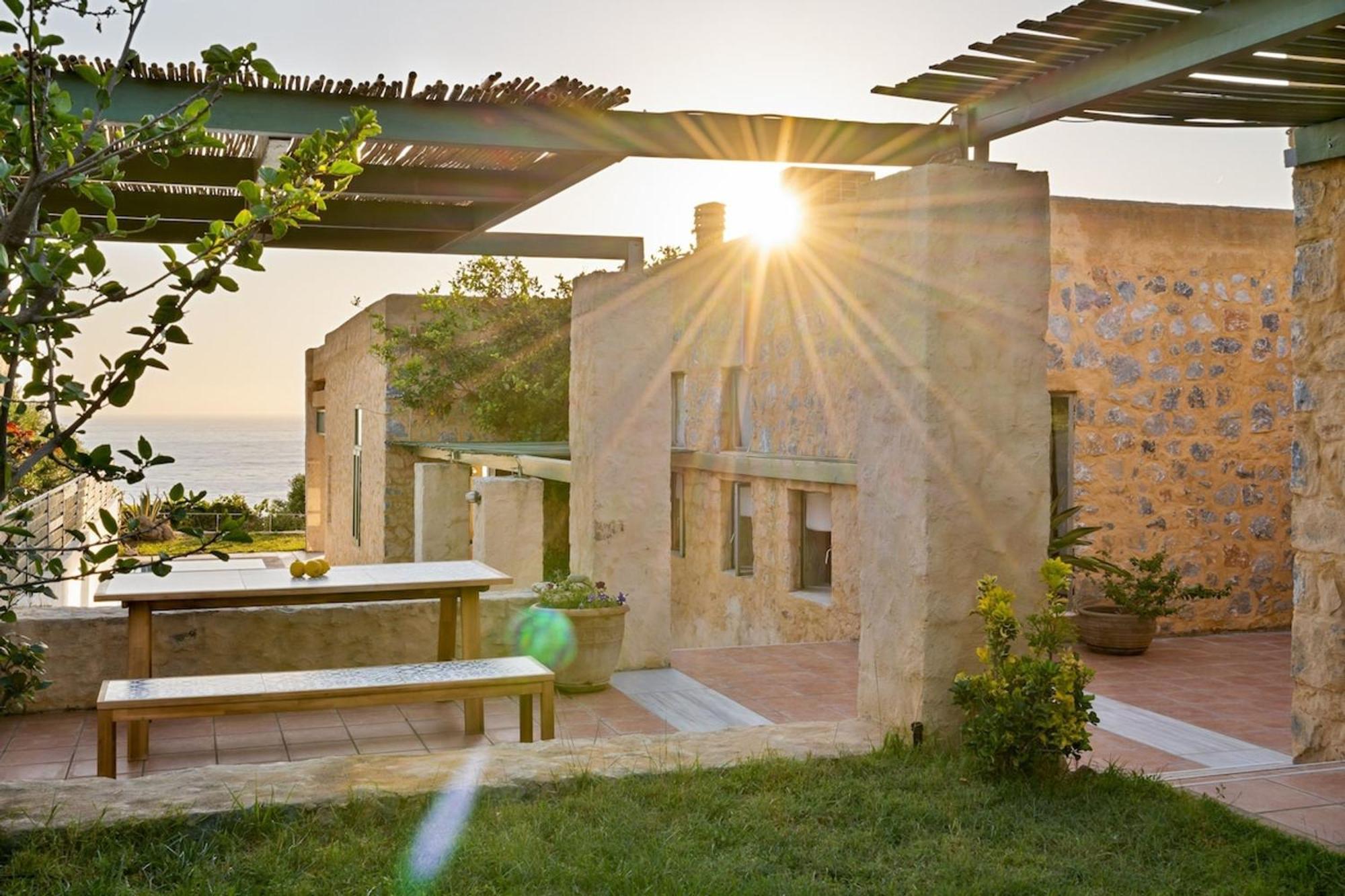 Villa Mediterranea, With Heated Pool Livadia  Экстерьер фото