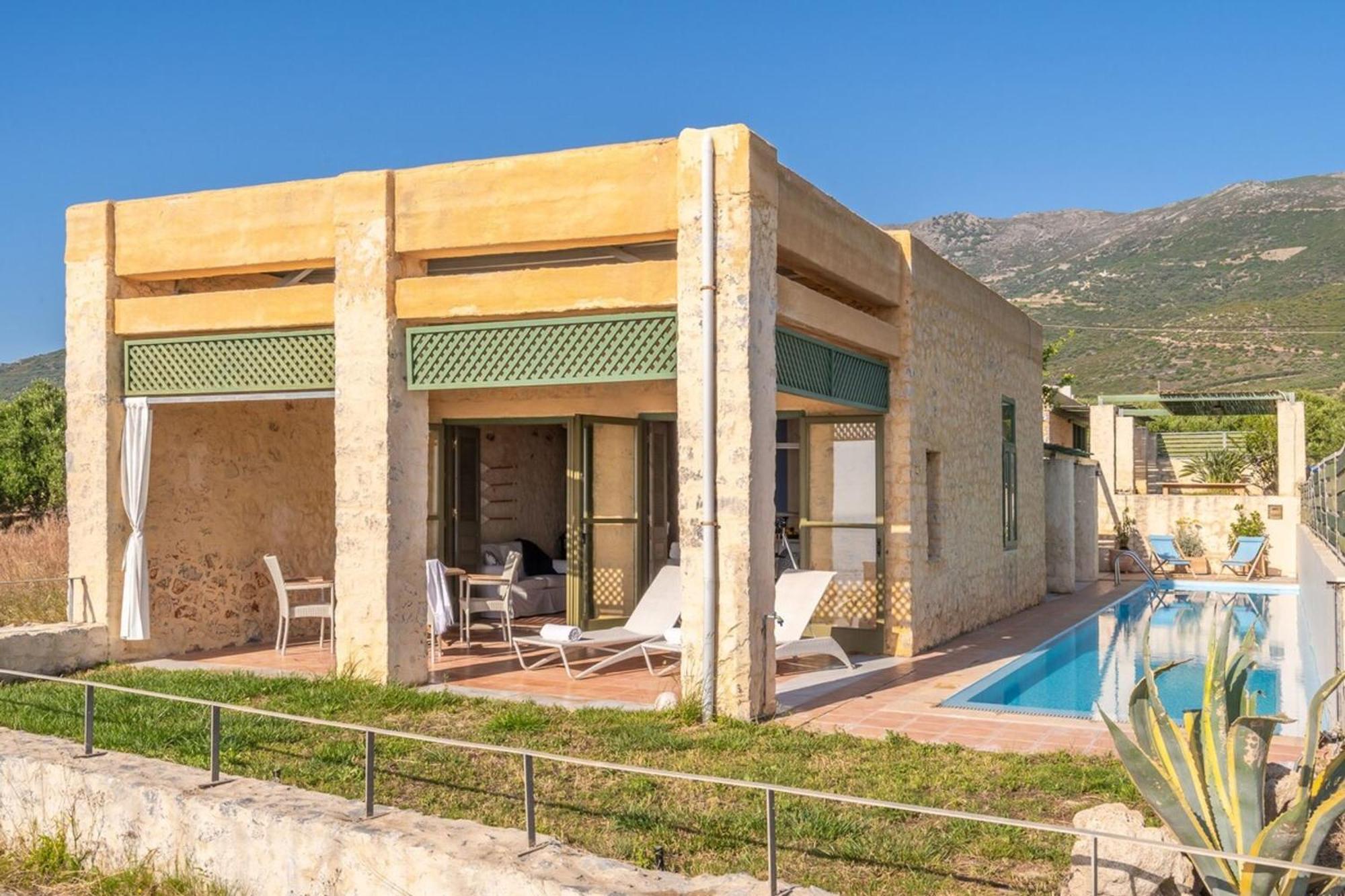 Villa Mediterranea, With Heated Pool Livadia  Экстерьер фото