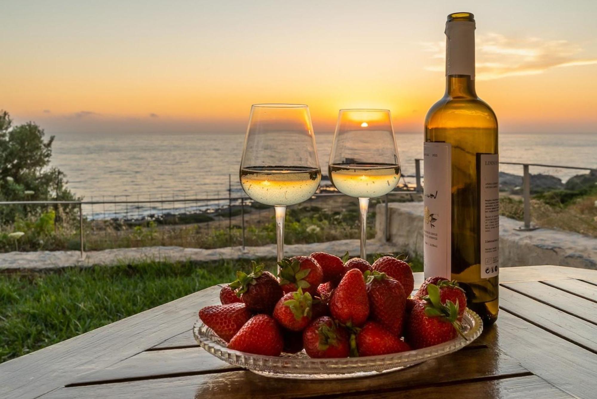Villa Mediterranea, With Heated Pool Livadia  Экстерьер фото