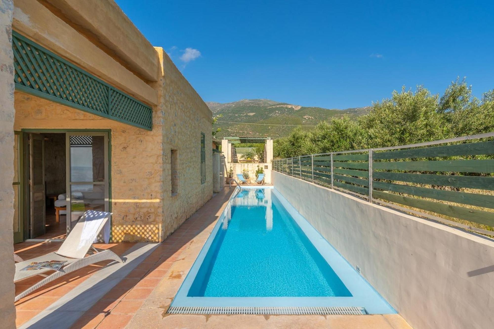Villa Mediterranea, With Heated Pool Livadia  Экстерьер фото
