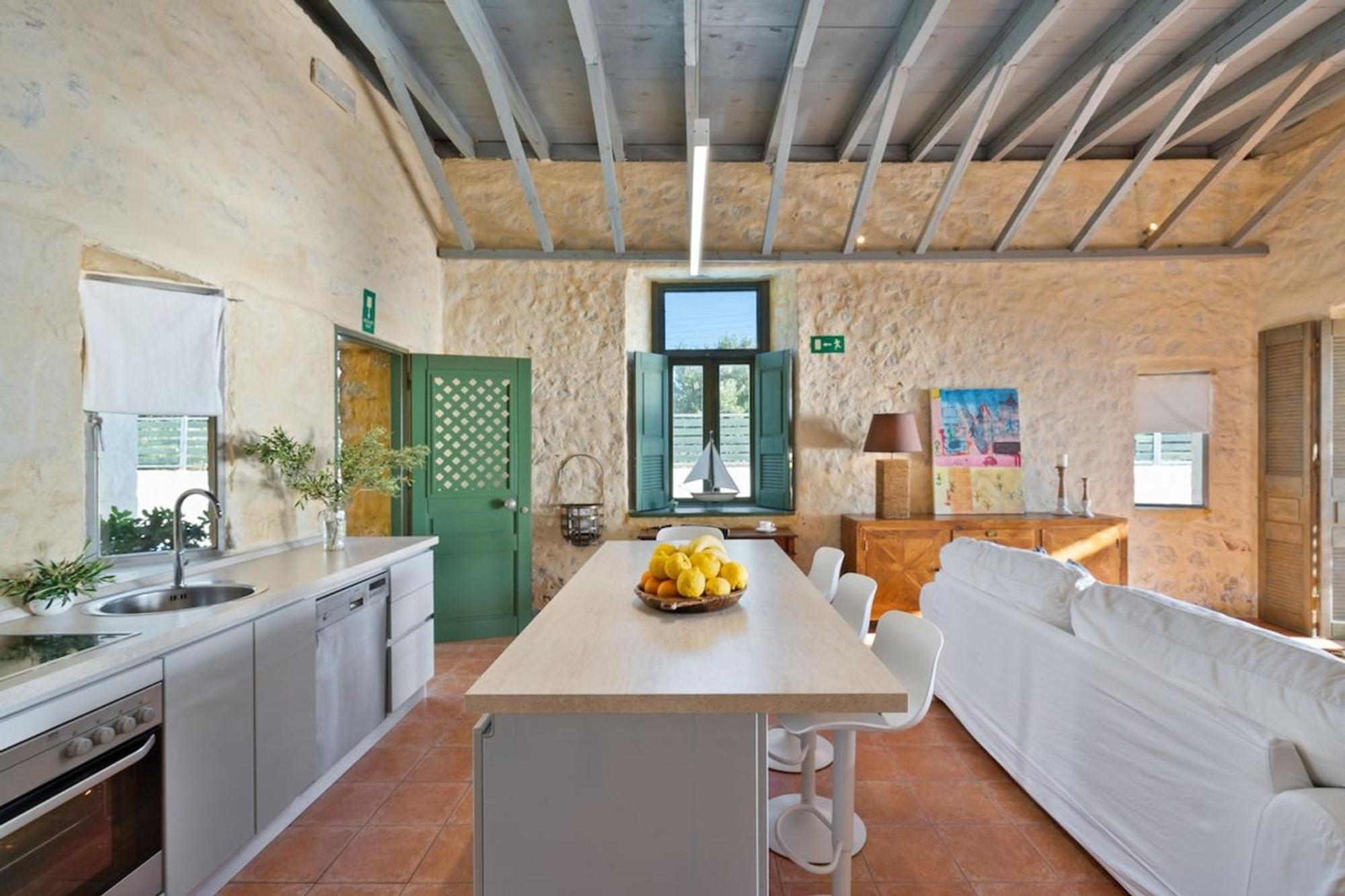 Villa Mediterranea, With Heated Pool Livadia  Экстерьер фото