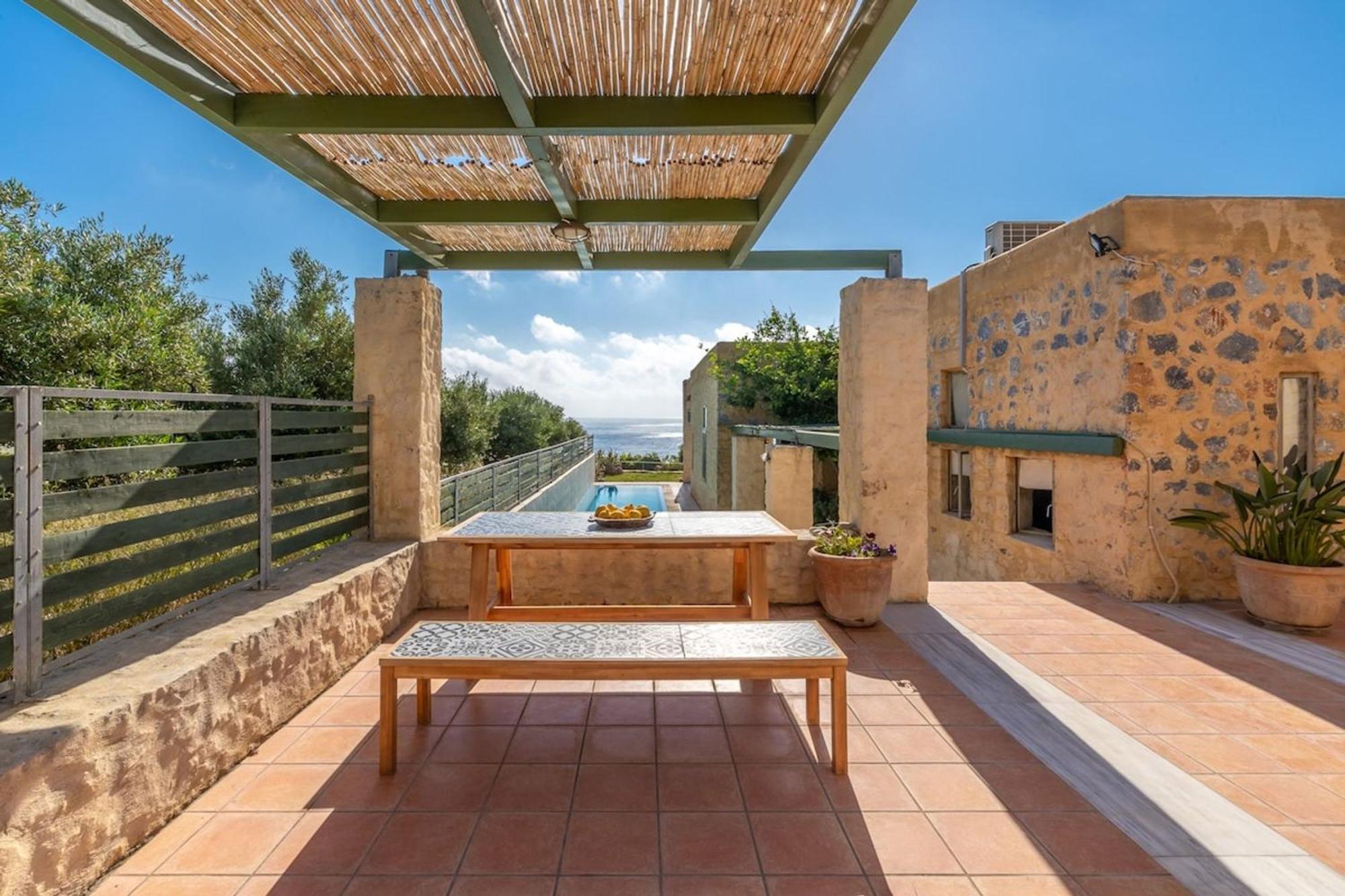 Villa Mediterranea, With Heated Pool Livadia  Экстерьер фото