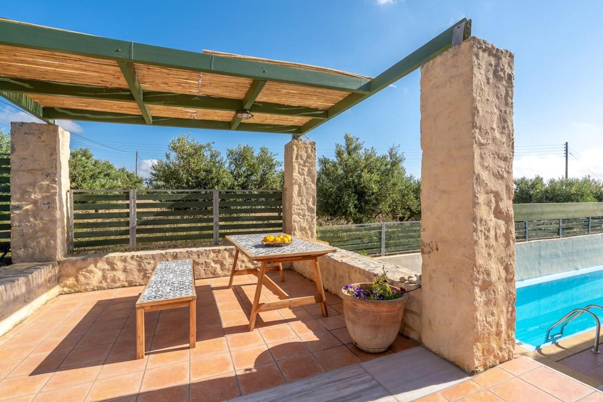 Villa Mediterranea, With Heated Pool Livadia  Экстерьер фото